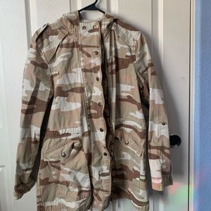 Beige Camouflage Jacket